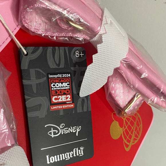 Loungefly Minnie Mouse Red and Pink Backpack